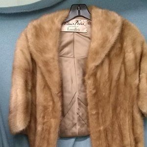 Vintage Mink Fur Shall